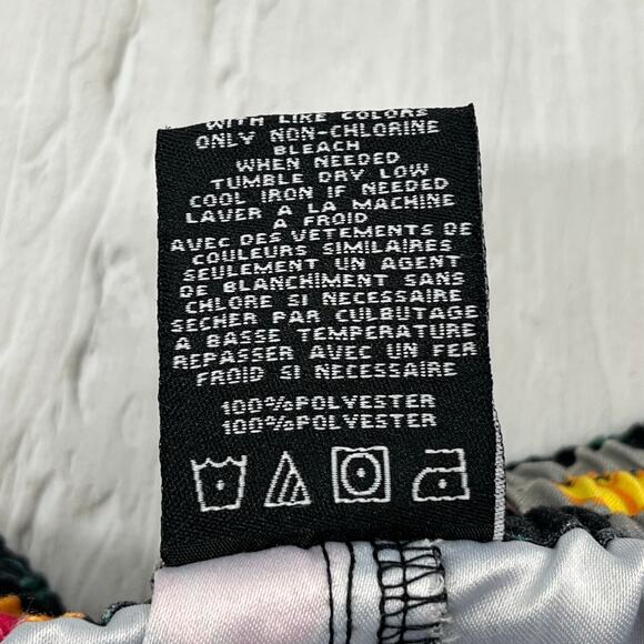 Petals by Petals and Peacocks Flower Print Black Colorful Bright Board Shorts - Picture 5 of 8